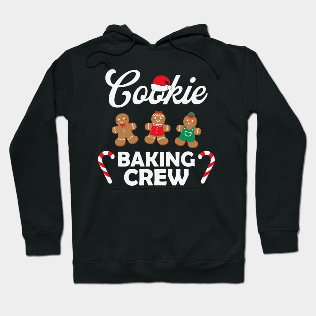 Cookie Baking Crew Christmas Baking Gingerbread Cookie Christmas Gift Hoodie by BadDesignCo